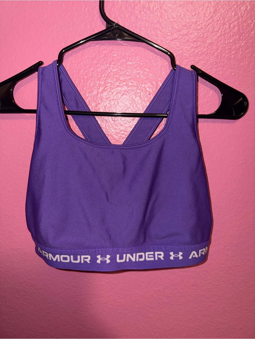 Under Armour Purple Racerback Sports Bra